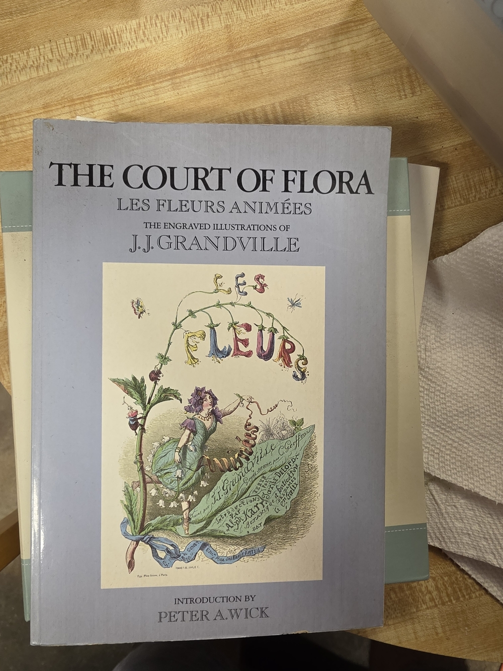 The Court of Flora Illustrated Book - Lavender Cover
